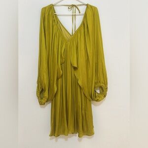 Flowy Olive Green Dress